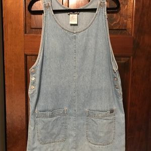 Denim Overall Dress